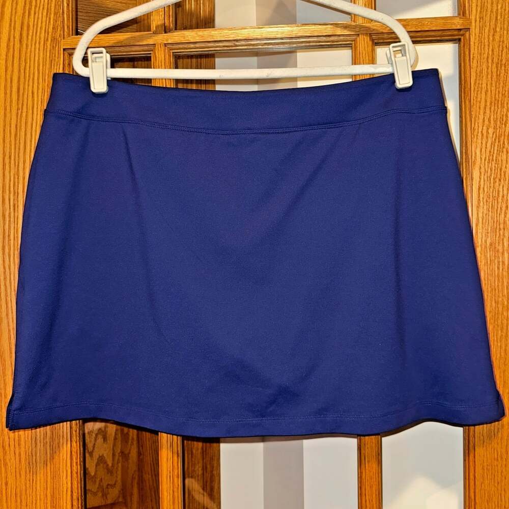 EUC TOMMY BAHAMA SZ XL AUBREY ISLAND ZONE SKORT SKIRT NAVY BLUE ATHLEISURE WEAR - Picture 2 of 11